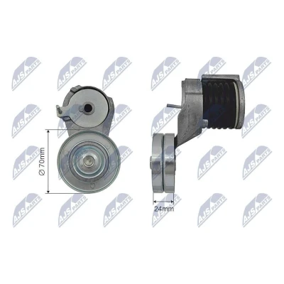 Bilde av Strammerull, kilerem med ribber, seat,skoda,vw, 032 145 299 A