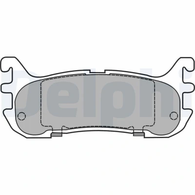 Bilde av Bremseklosser sett, Bakaksel, mazda mx 5 i, ii, N0Y62648Z, N0Y62648ZA, N0Y82643ZA, NAY52643Z, NAY52643ZA, NAY5 26 43ZB, NAY52648Z,