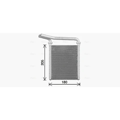Bilde av Varmeapparat register AVA QUALITY COOLING TO6770
