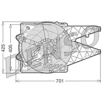 Bilde av DENSO DER09101 Kjølevifte