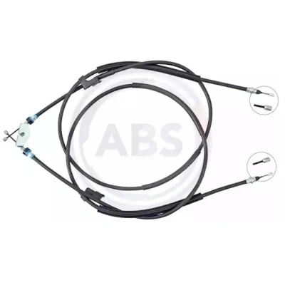 Bilde av A.B.S. K14051 Bremsekabel 1860, 1816 Skivebrems for høyre/venstre ratt VOLVO: V50, V40 Hatchback, C30