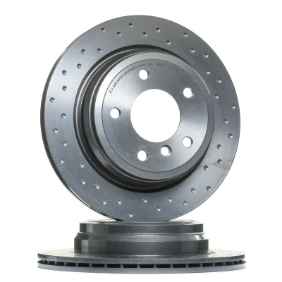 Bilde av BREMBO 09.B338.2X Bremseskiver 300 20 5 perforert / ventilert belagt høy karbon med skruer BMW: X1, 3 Touring, Sedan
