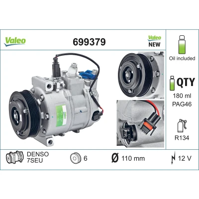 Bilde av AC kompressor VALEO 699379