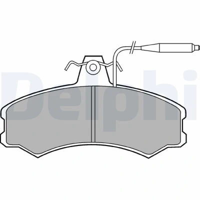 Bilde av Bremseklosser sett, Framaksel, alfa romeo,citroën,fiat,peugeot, 4248.33, 4250.28, 4250.54, 425054, 4251.06, 71770950, 95615159, 95624970