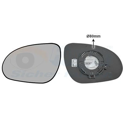 Bilde av VAN WEZEL 8207835 Speilglass venstre