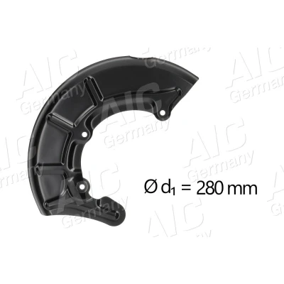 Bilde av AIC 71370 Bremseskjold framaksel venstre VOLKSWAGEN: Passat B3/B4 Sedan, GOLF 3, Stasjonsvogn