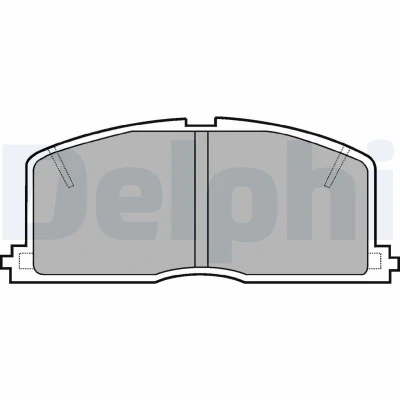 Bilde av Bremseklosser sett, Framaksel, toyota, 00491 12281, 0446501010, 0446502040, 04465 10040, 12010, 12020, 12030, 12