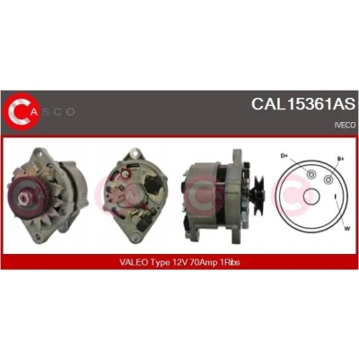 Bilde av CASCO CAL10141AS Dynamo 12V 200A MERCEDES BENZ: E Klasse Sedan, T modell, CLK Coupé