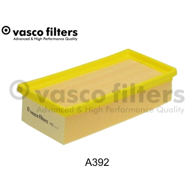Bilde av DAVID VASCO A392 Luftfilter 58 121 241 firkantet Filterinnsats PEUGEOT: 2008 Stasjonsvogn, 308 II Hatchback, 208 I CITROËN: C4 Cactus