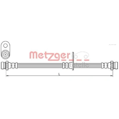 Bilde av METZGER 4110638 Bremseslange 379 MITSUBISHI: Grandis