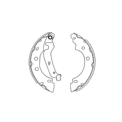 Bilde av KAVO PARTS KBS 7410 Bremsesko 203 39 RENAULT: Kangoo I, I Express, NISSAN: Kubistar Van