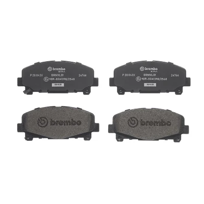Bilde av BREMBO P 28 043X Bremseklosser med akustisk slitasjevarsel uten tilbehør HONDA: ACCORD 8, 8 Kombi