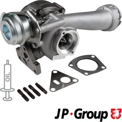 Bilde av JP GROUP 1117401400 Turbolader Eksosturbolader inkl. tetningssett VOLKSWAGEN: Transporter 5, Multivan 5 (7HM, Bus
