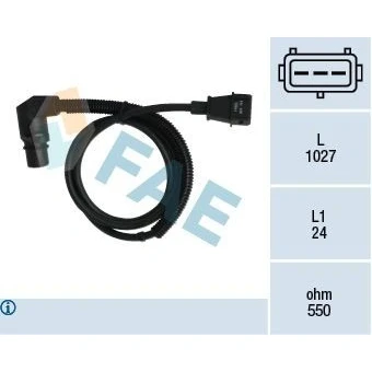 Bilde av FAE 79044 Impulsgiver 3 med kabel OPEL: Astra F Sedan, CC, Omega B SAAB: 900 II Hatchback, Cabrio