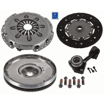Bilde av SACHS 2290 601 187 Clutch med sentral utkobling, clutchtrykkplate, dobbeltmassesvinghjul, svinghjulskruer clutchplate 240 VOLVO: V50