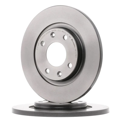 Bilde av BREMBO COATED DISC LINE 08.7238.11 Bremseskiver 266 13 4 fullt ut belagt med skruer CITROËN: C4 II Cactus, C3 II, Berlingo / First I Van