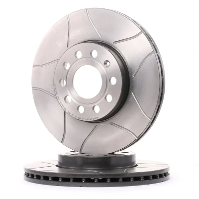 Bilde av BREMBO MAX LINE 09.9145.75 Bremseskiver 288 25 5 innvendig ventilert, med sliss belagt skruer VOLKSWAGEN: Golf 7, 5, Caddy 3