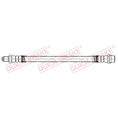 Bilde av Bremseslange, Høyre bakaksel, Venstre mercedes benz s klass [w221, w222, v222, x222], coupé [c216, c217], 2214200248,