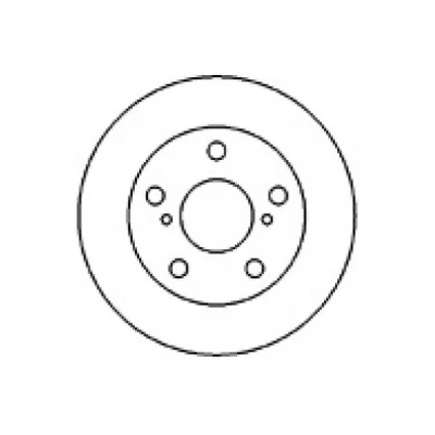 Bilde av MAPCO 25558 Bremseskiver framaksel 258 25 5 114,3 ventilert