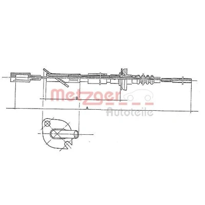 Bilde av METZGER 1402.3 Koplingskabel COFLE