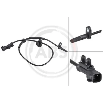 Bilde av A.B.S. 30104 ABS sensor aktiv 680 svart TESLA: Model S