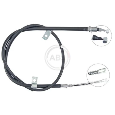 Bilde av A.B.S. K13428 Bremsekabel 1585 Trommelbrems for høyre/venstre ratt