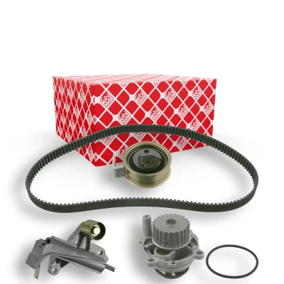 Bilde av FEBI BILSTEIN 45130 vannpumpe + Registerreimsett med 150 AUDI: A4 B7 Avant, B6 Sedan, VOLKSWAGEN: Passat B5 GP Stasjonsvogn