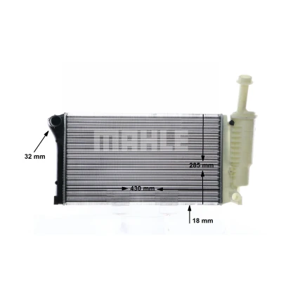 Bilde av MAHLE ORIGINAL CR 10 000S Radiator 540 322 18 med holder, tilbehør tetningsring, kolbleklips, skrue Kjøleribber satt sammen mekanisk