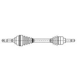 Bilde av METELLI 17 0381 Drivaksel 612 79 PEUGEOT: 206 Hatchback