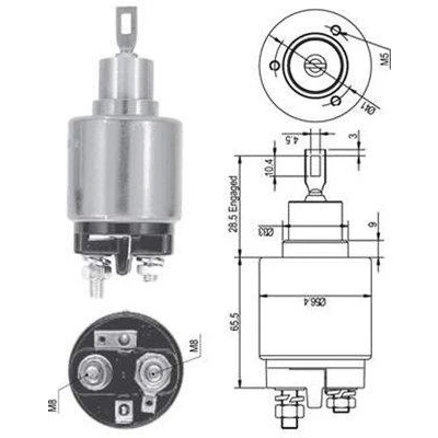Bilde av MAGNETI MARELLI 940113050126 Magnetbryter, starter VOLKSWAGEN: TRANSPORTER 4 Bus
