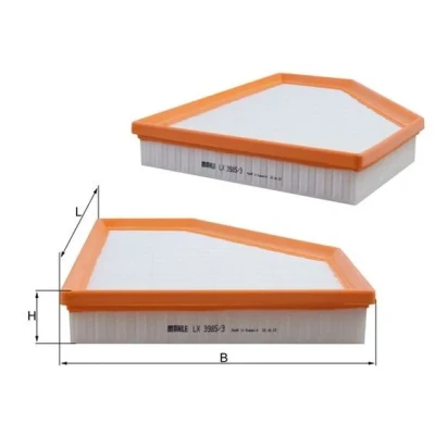 Bilde av Luftfilter MAHLE ORIGINAL LX 3985/3