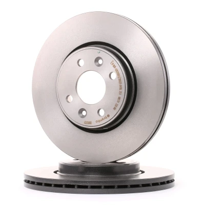 Bilde av BREMBO COATED DISC LINE 09.8137.21 Bremseskiver 280 24 4 innvendig ventilert belagt høy karbon med skruer RENAULT: CLIO 3, Kangoo I Express