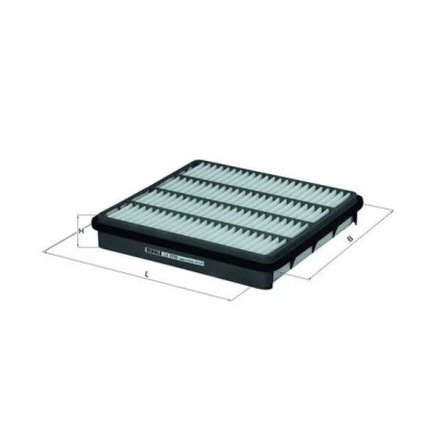 Bilde av MAHLE ORIGINAL LX 2750 Luftfilter 51,0 296 315,0, 315,0 Filterinnsats TOYOTA: Land Cruiser 200, Tundra II Pick up