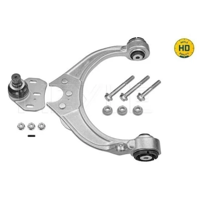 Bilde av MEYLE 316 050 0034/HD Bærebru Quality med tilleggsmateriale gummifeste, støtte / styreledd framaksel venstre, øvre Casterstag Aluminium