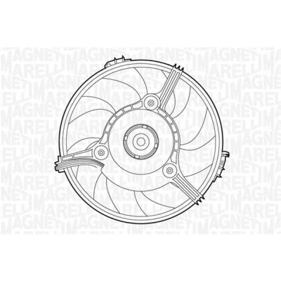 Bilde av MAGNETI MARELLI 069422263010 Kjølevifte for kjøretøy uten luftkondisjonering 280 12 AUDI: A6 C5 Avant, A4 B5 A8 D2