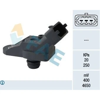 Bilde av Sensor, sugerørtrykk, opel,vauxhall, 46433053, 6238391, 6238412, 90541409