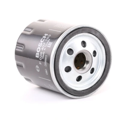 Bilde av BOSCH F 026 407 153 Oljefilter M 20 x 1,5 med en retursperreventil Påskruingsfilter VOLKSWAGEN: Polo V Hatchback, AUDI: A1 Sportback