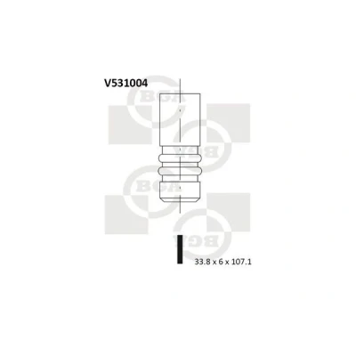 Bilde av Utløpsventil citroën, fiat, lancia, peugeot, suzuki OE 949.96, 9624774580