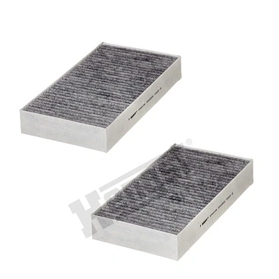 Bilde av HENGST FILTER E2912LC01 2 Kupéfilter Karbonfilter 255 133 40 MERCEDES BENZ: ML Klasse, GL, R Klasse