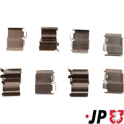 Bilde av JP GROUP 3964002110 Tibehørsett, skivebremse belegg TOYOTA: Land Cruiser Prado 90, MITSUBISHI: PAJERO 4