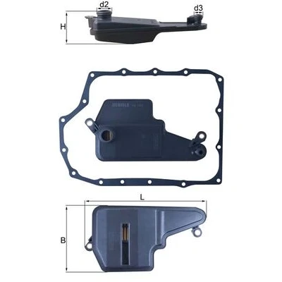 Bilde av MAHLE ORIGINAL HX 193D Automatgirfilter med tetning MAZDA: CX 5 I