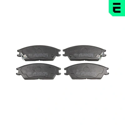 Bilde av OPTIMAL BP 09680 Bremseklosser framaksel med akustisk slitasjevarsel HYUNDAI: Getz, ACCENT 2
