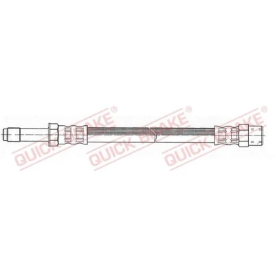 Bilde av Bremseslange, Innvendig, Ytre, Høyre bakaksel, Venstre ford,seat,vw, 1044504, 7328444, 7M0611776B, 7M0611776C, 7M3611776A, 95V