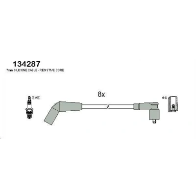 Bilde av HITACHI 134287 Pluggledninger MG: MGF Cabrio