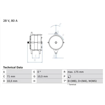 Bilde av Dynamo, audi 100 c4 avant, 42498612, 77 00 308 989, 98424453, 98424739, 98424748, 98449163