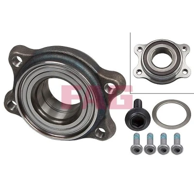 Bilde av FAG 713 6104 80 Hjullagersett Bildet viser leveranseinnholdet 91,75 AUDI: A6 C6 Sedan, Allroad, Avant