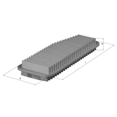 Bilde av MAHLE ORIGINAL LX 1611 Luftfilter 50,0 136 376,0, 376,0 Filterinnsats TOYOTA: RAV4 II SUV, Previa / Estima II, I SUV