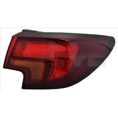 Bilde av TYC 11 14117 01 2 Baklykter høyre ytre del uten pæreholder OPEL: Astra K Hatchback