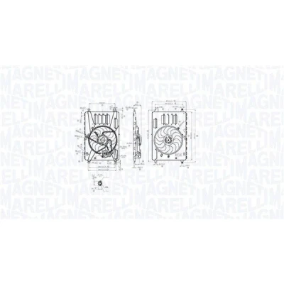 Bilde av MAGNETI MARELLI 069422857010 Kjølevifte 385 12 372 FORD: KUGA 1, VOLVO: V70 3