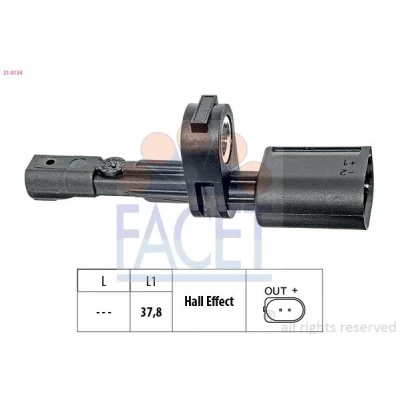 Bilde av ABS sensor FACET 21.0134